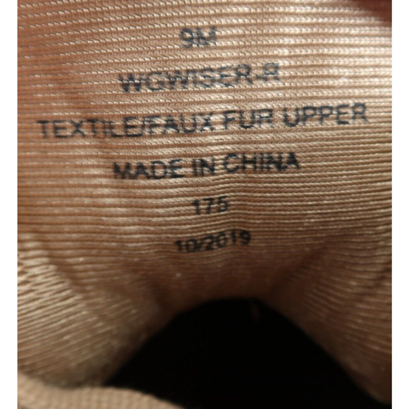 Guess Shoes Womens 9 Fashion Sneakers Hidden Wedge Lace Up Brown Faux Fur Casual - Picture 12 of 13